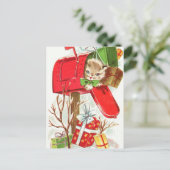 Weihnachten Postkarte (Stehend Vorderseite)