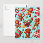 Weihnachten Postkarte (Vorne/Hinten)