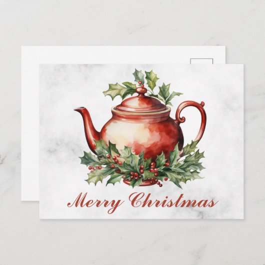 Weihnachten Postkarte (Vorne/Hinten)