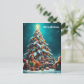 Weihnachten Postkarte (Stehend Vorderseite)