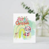 Weihnachten postkarte (Stehend Vorderseite)