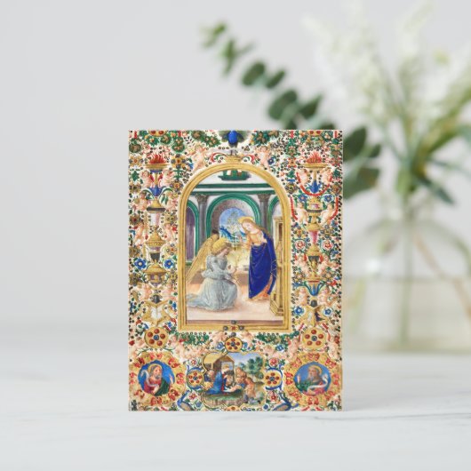 Weihnachten Postkarte (Stehend Vorderseite)