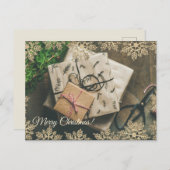 Weihnachten Postkarte (Vorne/Hinten)