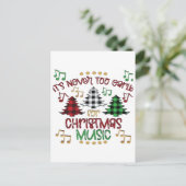 Weihnachten Postkarte (Stehend Vorderseite)