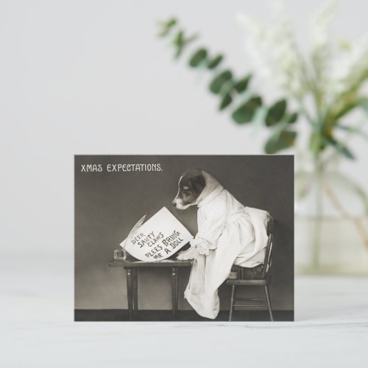 Weihnachten Postkarte (Stehend Vorderseite)