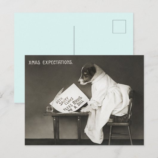 Weihnachten Postkarte (Vorne/Hinten)