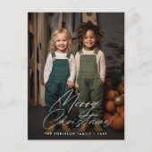 Weihnachten Postkarte (Vorderseite)