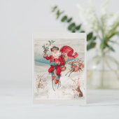 Weihnachten Postkarte (Stehend Vorderseite)