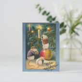 Weihnachten Postkarte (Stehend Vorderseite)