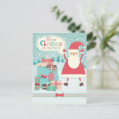 Weihnachten Postkarte (Stehend Vorderseite)