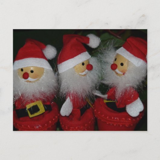 Weihnachten Postkarte (Vorderseite)