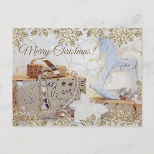 Weihnachten Postkarte (Vorderseite)