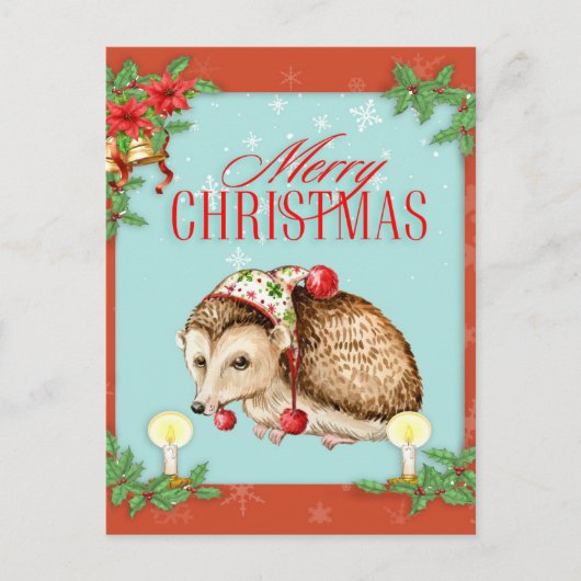 Weihnachten Postkarte (Vorderseite)