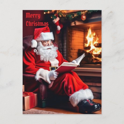 Weihnachten Postkarte (Vorderseite)