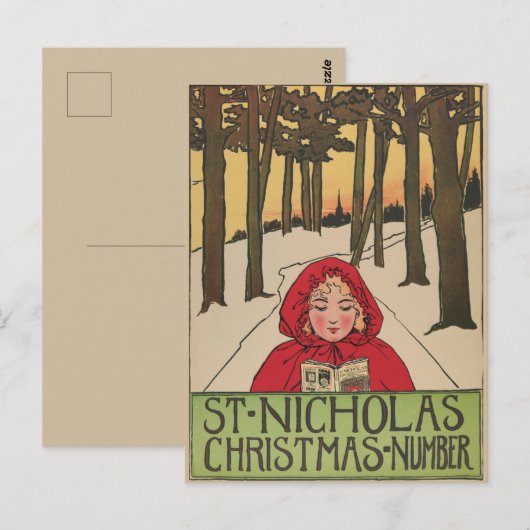 Weihnachten Postkarte (Vorne/Hinten)