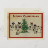 Weihnachten Postkarte (Vorne/Hinten)