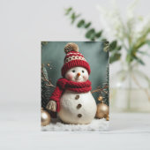 Weihnachten - Postkarte (Stehend Vorderseite)