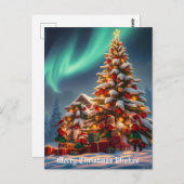 Weihnachten Postkarte (Vorne/Hinten)