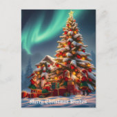 Weihnachten Postkarte (Vorderseite)