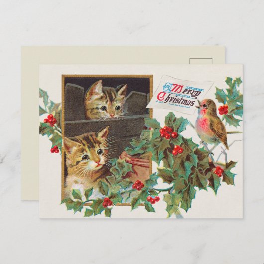 Weihnachten Postkarte (Vorne/Hinten)