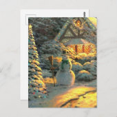 Weihnachten Postkarte (Vorne/Hinten)