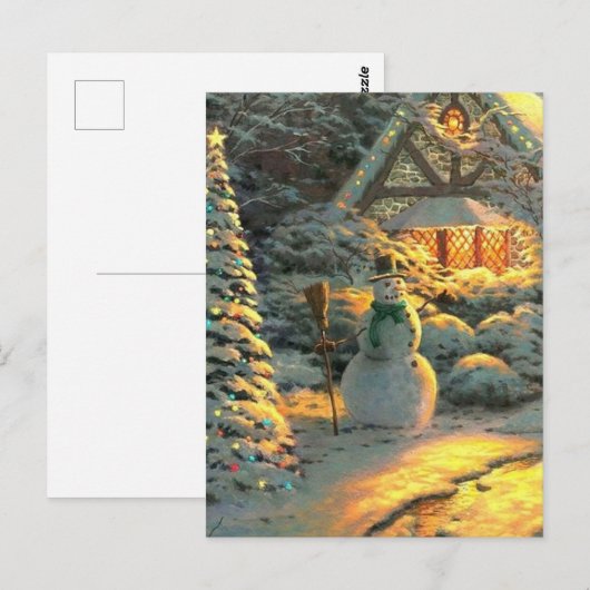 Weihnachten Postkarte (Vorne/Hinten)