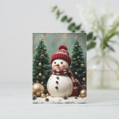 Weihnachten - Postkarte (Stehend Vorderseite)