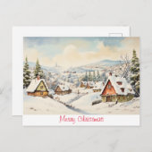 Weihnachten Postkarte (Vorne/Hinten)