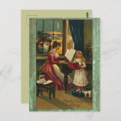 Weihnachten Postkarte (Vorne/Hinten)