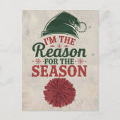 Weihnachten Postkarte (Vorderseite)