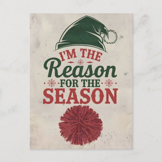 Weihnachten Postkarte (Vorderseite)