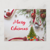 Weihnachten Postkarte (Vorderseite)