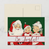 Weihnachten Postkarte (Vorne/Hinten)