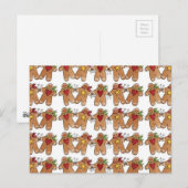 Weihnachten Postkarte (Vorne/Hinten)