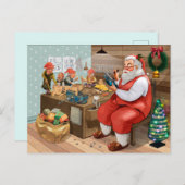 Weihnachten Postkarte (Vorne/Hinten)