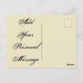 Weihnachten Postkarte (Rückseite)