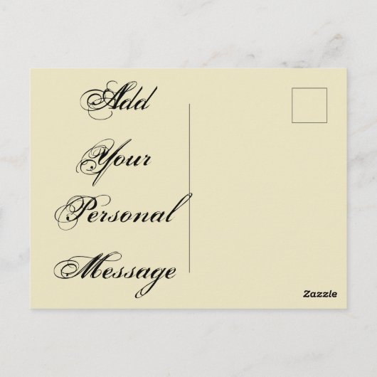 Weihnachten Postkarte (Rückseite)