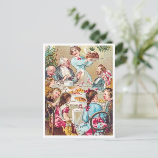 Weihnachten Postkarte (Stehend Vorderseite)