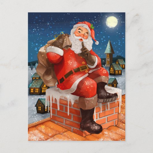 Weihnachten Postkarte (Vorderseite)