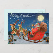 Weihnachten Postkarte (Vorne/Hinten)