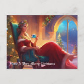 Weihnachten Postkarte (Vorderseite)