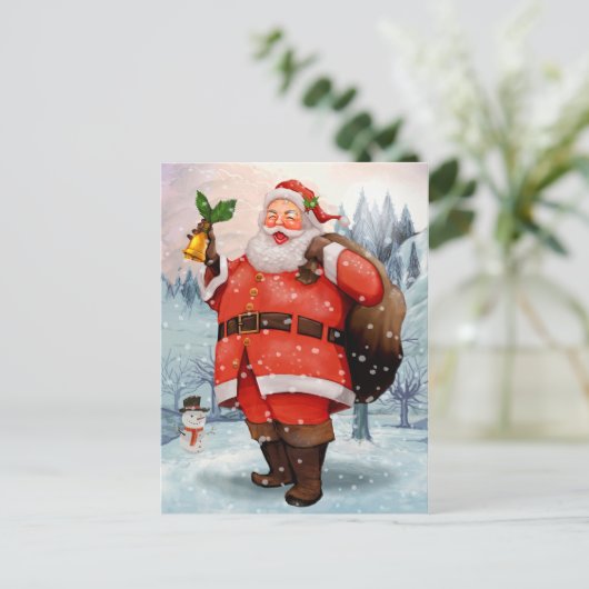 Weihnachten Postkarte (Stehend Vorderseite)
