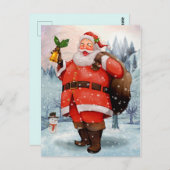Weihnachten Postkarte (Vorne/Hinten)