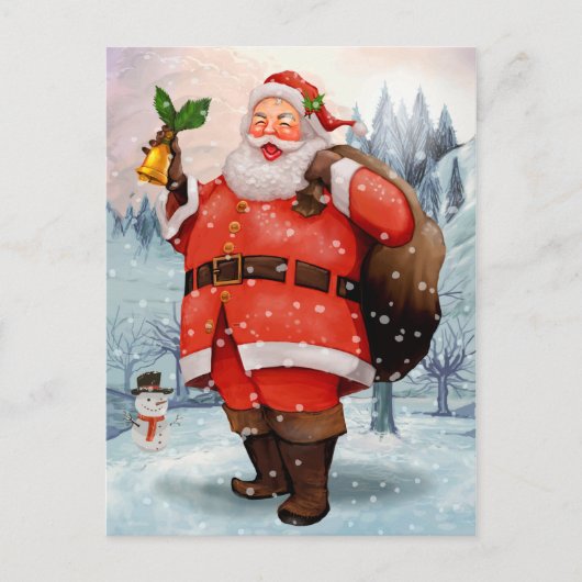 Weihnachten Postkarte (Vorderseite)