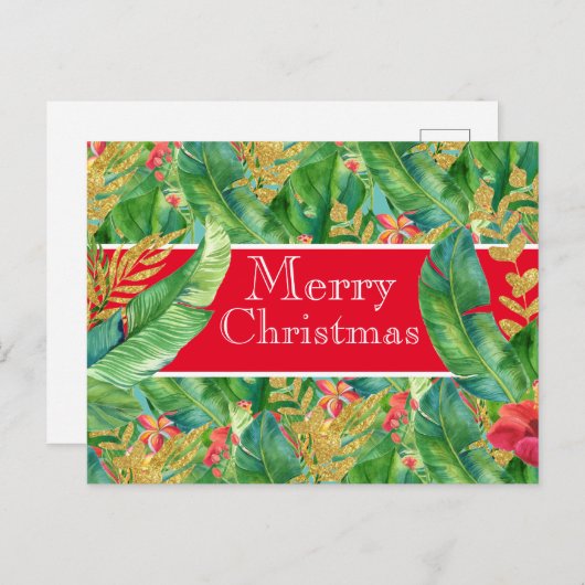 Weihnachten Postkarte (Vorne/Hinten)