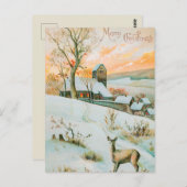 Weihnachten Postkarte (Vorne/Hinten)