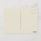 Weihnachten Postkarte (Rückseite)