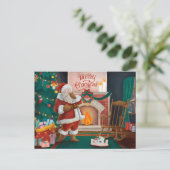 Weihnachten Postkarte (Stehend Vorderseite)