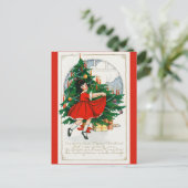 Weihnachten Postkarte (Stehend Vorderseite)