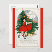 Weihnachten Postkarte (Vorne/Hinten)